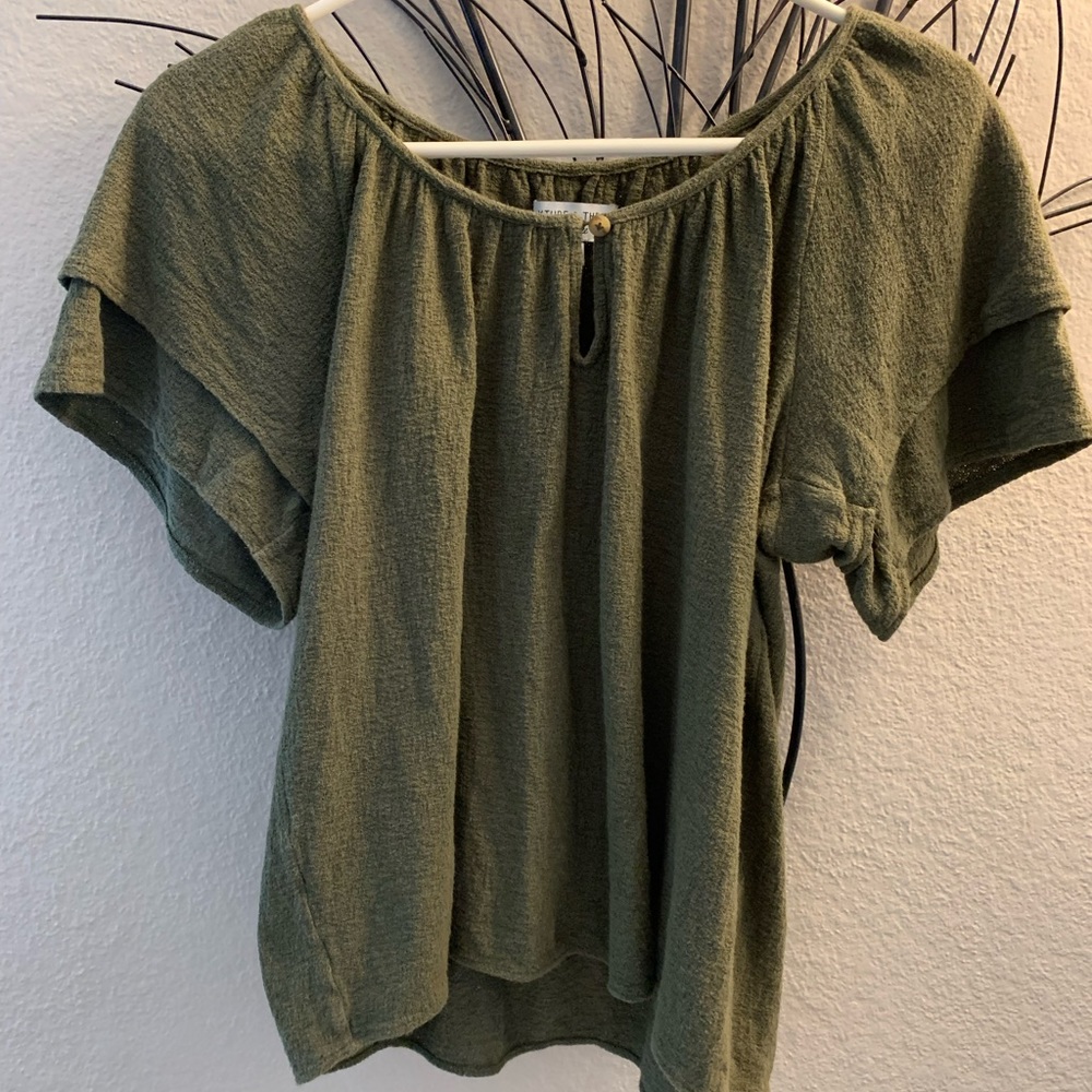 Madewell Olive Green Top